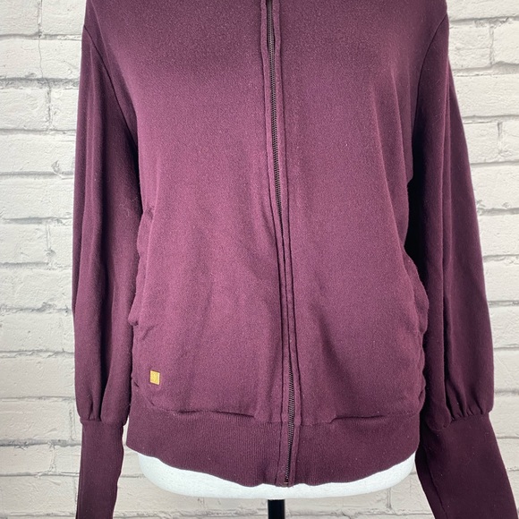 Lauren Ralph Lauren Purple Hoodie Sweatshirt size Large - Picture 8 of 12